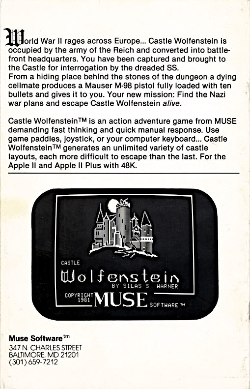 Castle Wolfenstein page 11